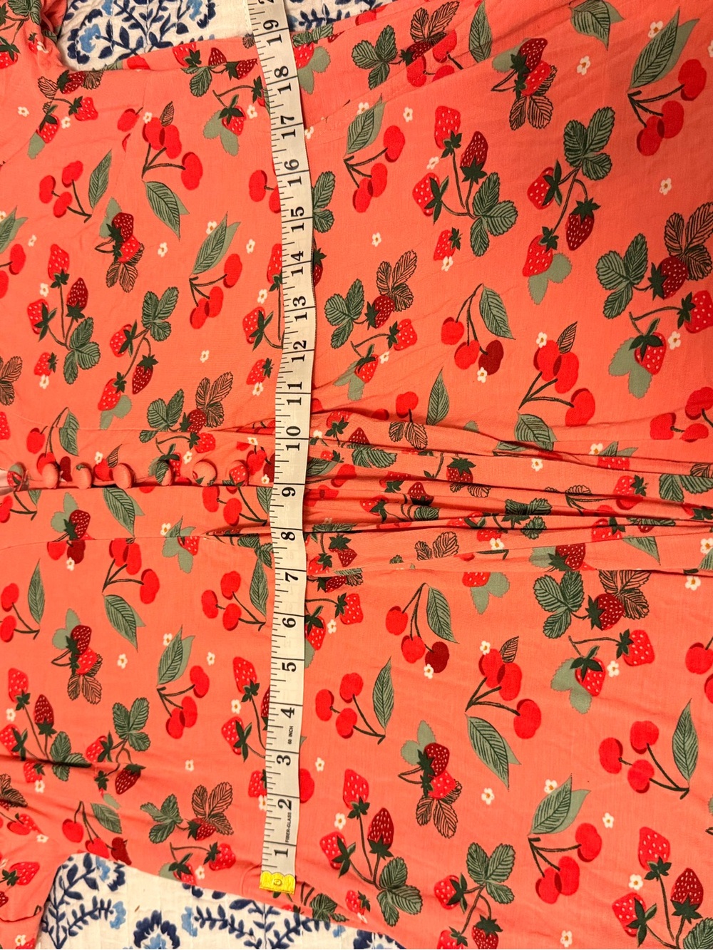 Joanie strawberry pattern collared dress - Picture 5 of 5